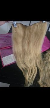 Mega Hair Loiro Claro - 100% Humano