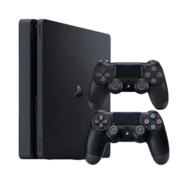 Playstation 4 Slim com 2 controles+3 jogos físicos 