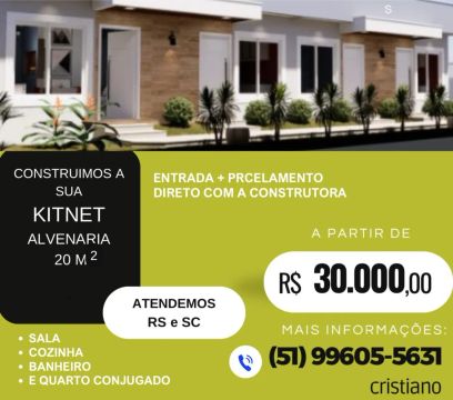 Construção de kitnet ...