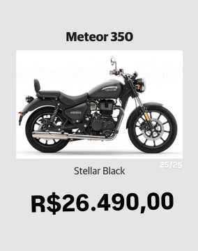 Royal Enfield Meteor 350 2025 - DAIANA FERNANDES 