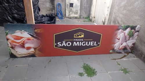 ESTRUTURA METALON PARA FAIXADA DE LOJA MEDIDA 252 X 70 CM