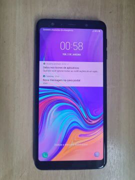 Samsung Galaxy A7 (2018) Dual SIM 128 GB preto 4 GB RAM