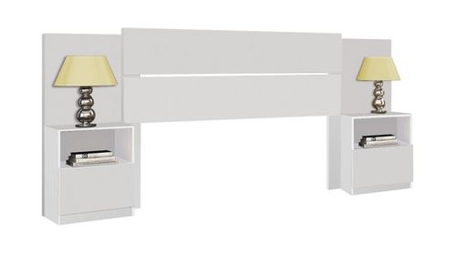 Cabeceira Casal Queen Londres Branco Neve Imop-Frete Grátis- 10x S/ Juros - Receba Hoje   