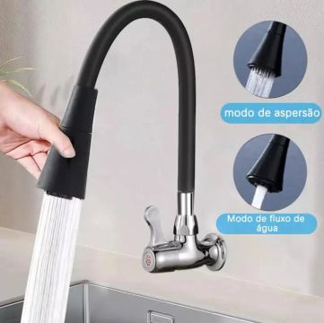 Torneira gourmet flexível 
