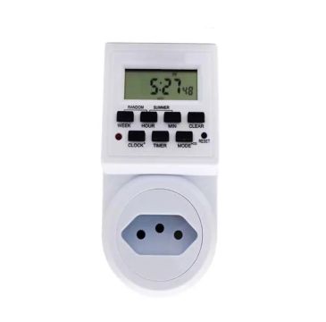 Timer Temporizador Digital De Tomada Grow