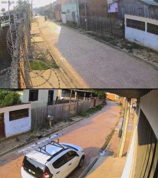 CAMERA DE SEGURANÇA SPEED, COM DUAS LENTES DE 4MP FHD, CADA LENTE.