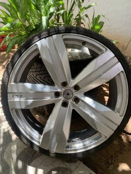 Par Rodas Aro 24 Replicas ZL1 Camaro Com Pneus S10 Hillux Amarok Leia Anuncio