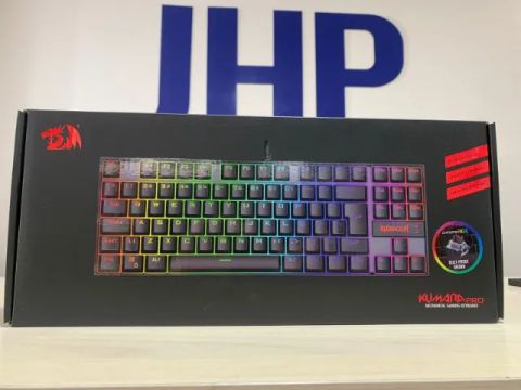 Teclado Magnético Gamer Kumara Pro RGB Preto - Switch Marrom - Parcelamento Sem Juros