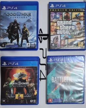 Jogos p/ PS4 - Valores na Descrição do Anúncio. Temos LOJA FÍSICA!