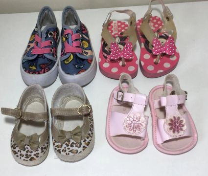 Sapatinhos para Bebê - 4 Pares 