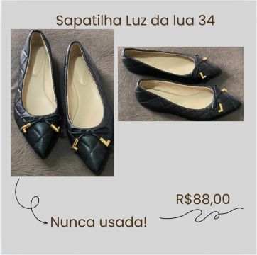 Sapatilha Luz da Lua 34