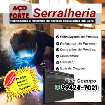 Serralheria fabricação de Portão, Grade, Porta e Janela