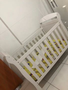 Berço de Bebê Branco Novo