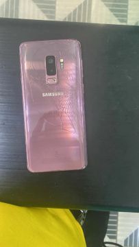 Samsung Galaxy S9 Plus Lilás tudo funcionando