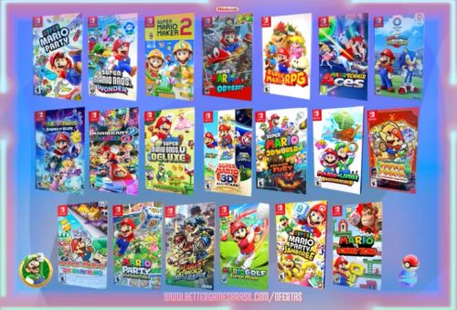 Mario Kart RPG Tenis Striker Odyssey Fury Party Paper Nintendo Wonder Allstar Spark Maker