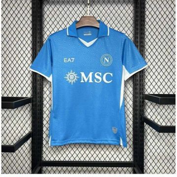 Camisa de Futebol Napoli - Azul Claro