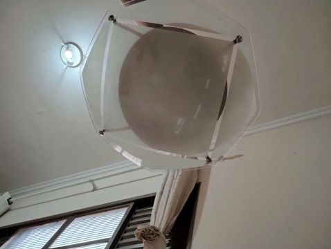 Lustre de vidro moderno