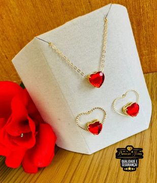 Conjunto Colar e Brincos..