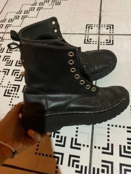 Botas Coturno Preta