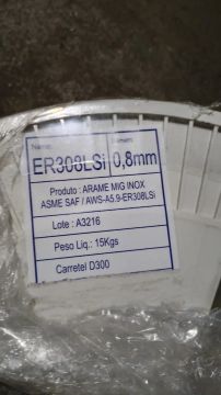 Arame inox Mig 0,8mm 15kg.