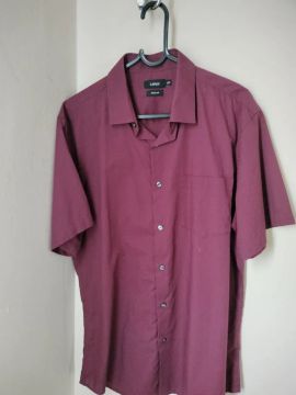 Camisa Social Roxa  Tamanho P