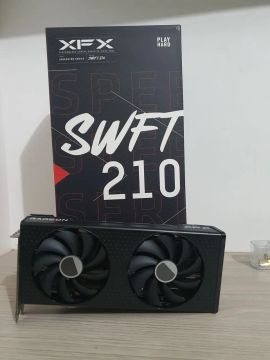 Placa de Vídeo 16GB XFX Radeon RX 7600 XT Swift 210 | MELHOR QUE RTX 4060
