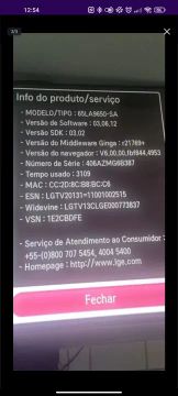 TV LG 65 polegadas