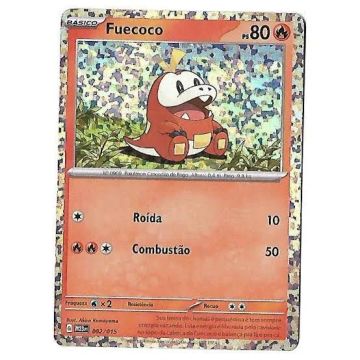 Carta Pokémon Fuecoco Holo - McDonald's 2023 (Rara)<br><br><br><br>