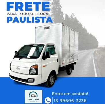 Frete, mudança para todo o litoral paulista 