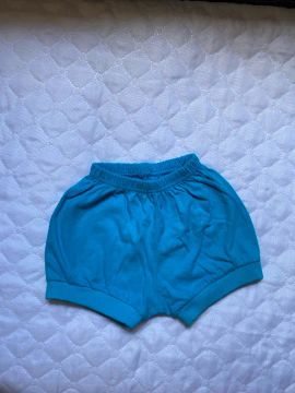 Short de bebê azul claro - Tamanho Rn
