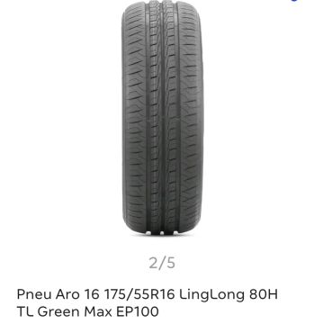 Pneu Aro 16 175/55R16 LingLong para Byd Mini Dolphin