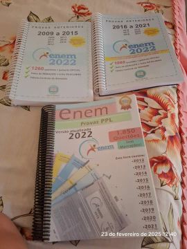 Apostilas ENEM - Provas Anteriores regular - 2009 a 2021+ enem ppl de 2012 a 2021 
