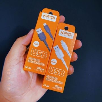 Cabo original Iphone kaidi 5X mais resistente carga rápida com garantia 