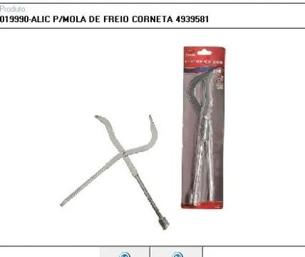 ALICATE PRA MOLA DE FREIO CORNETA 