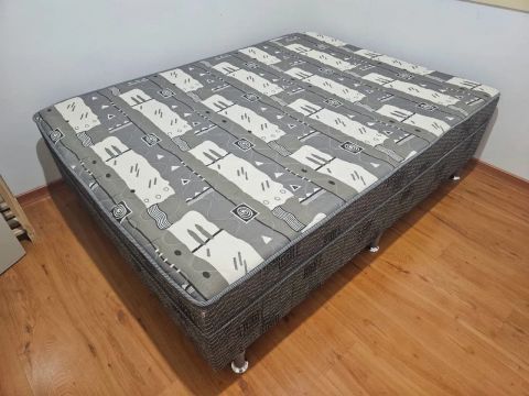 Cama Box Casal  - Conjugado Casal de Espuma Ortobom Dream D28 - 138x188