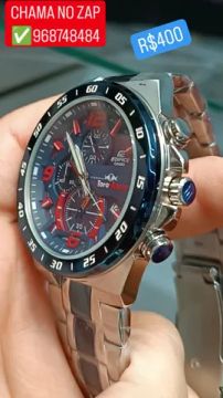 Relógio CASIO EDIFICE RED BULL FUNCIONAL ENTREGAMOS 