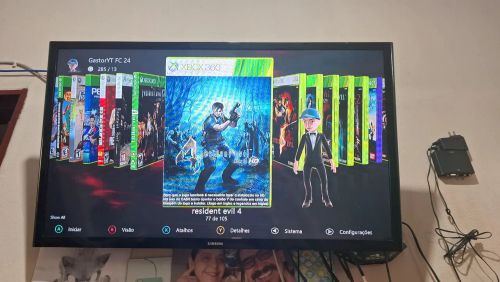Xbox 360 com jogos