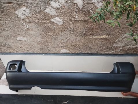 Parachoque Traseiro Preto Parati G2,lanterna traseira de Neblina