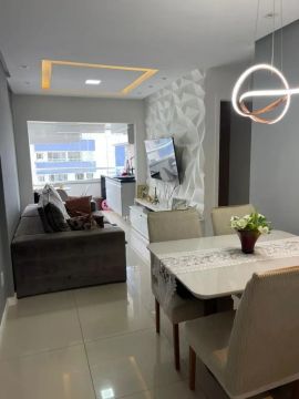 Apartamento para Venda em Salvador, Santa Teresa, 2 dormitórios, 2 suítes, 3 banheiros, 1 