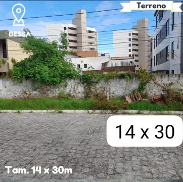 Terreno para venda ou permuta possui 420 m² em Jardim Oceania - João Pessoa - PB