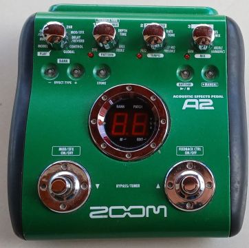 Zoom A2 - Pedal Multi-Efeitos Acústico