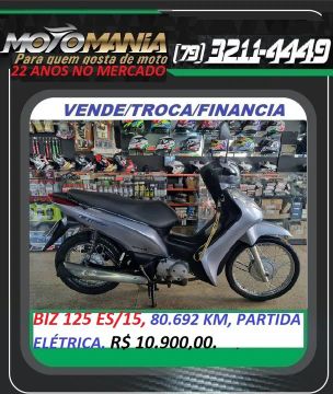 HONDA BIZ 125 ES/15.. Partida Elétrica