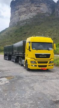 Man tgx 29440 6x4 traçado  2014 caminhão trabalhando 