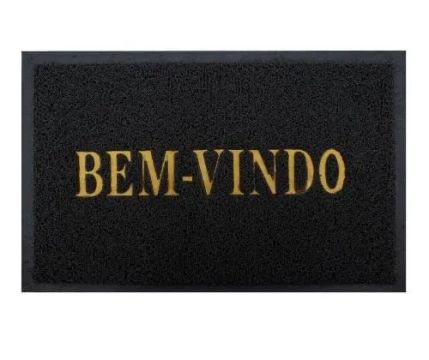 Tapete de entrada Bem-Vindo