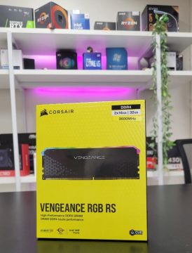 Memória RAM Corsair Vengeance RGB RS 32GB (2x16GB) 3600Mhz - com garantia e nota fiscal