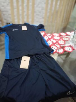 Conjunto verão dry fit 2021 azul  - infantil 