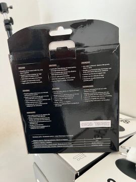 Fone de ouvido Hd206 Sennheiser Retorno Podcast Studio P12 Cor Preta