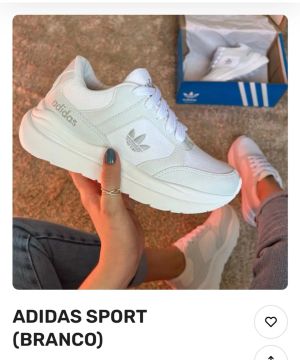 Tênis Adidas Sport Branco - Novo