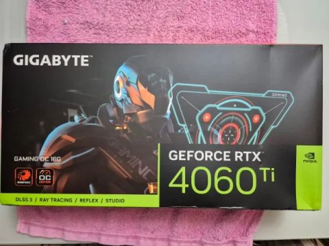 Placa de video Gamer Gigabyte Nvidia RTX 4060ti Gaming OC 16gb com nota e garantia