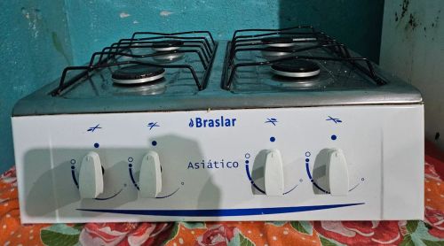 Fogão Braslar 4 Bocas -  Asiático